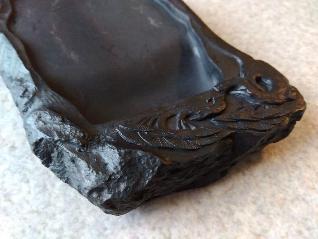 ★時代物★中国★端渓硯★木箱入り★書道★