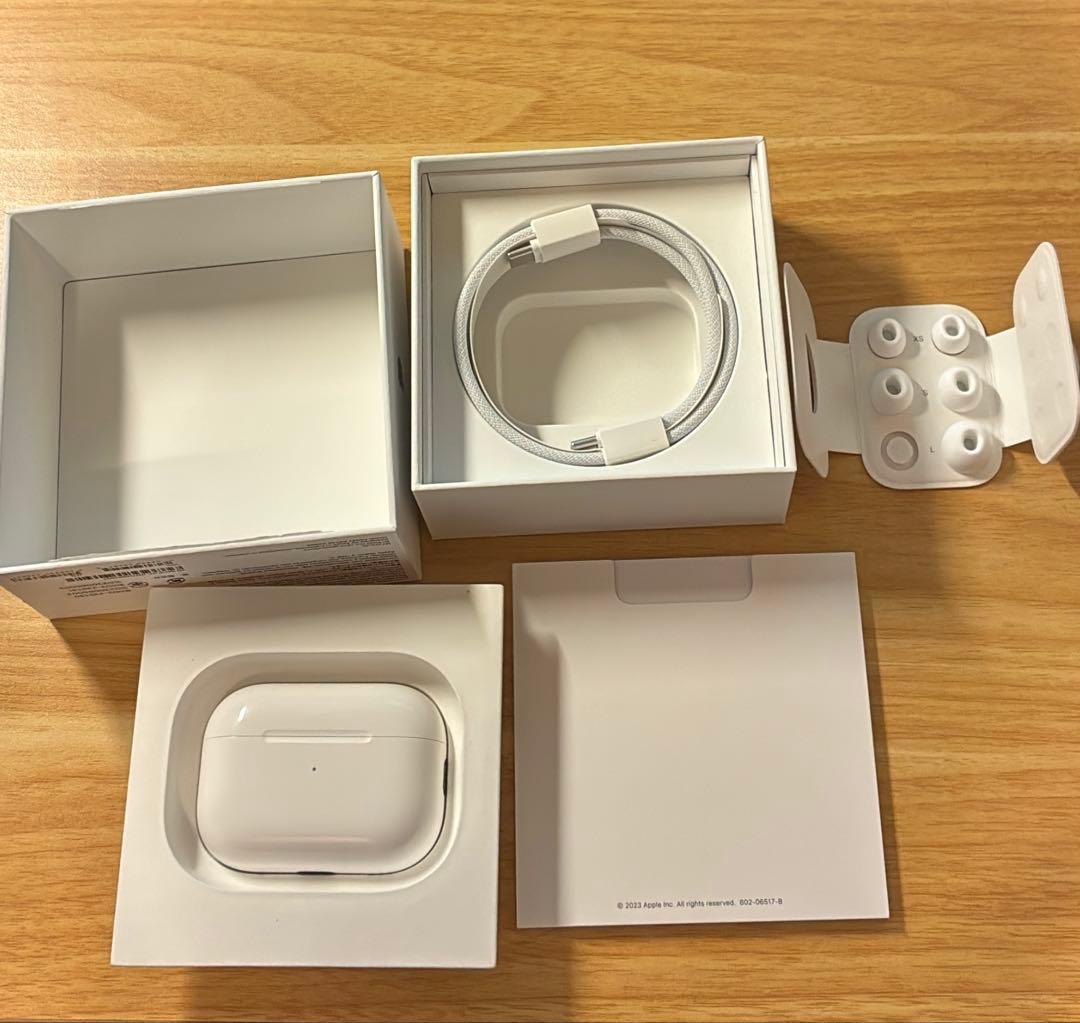 【正規品】AirPods Pro 2(本体+ AppleCare+付属品+箱付)