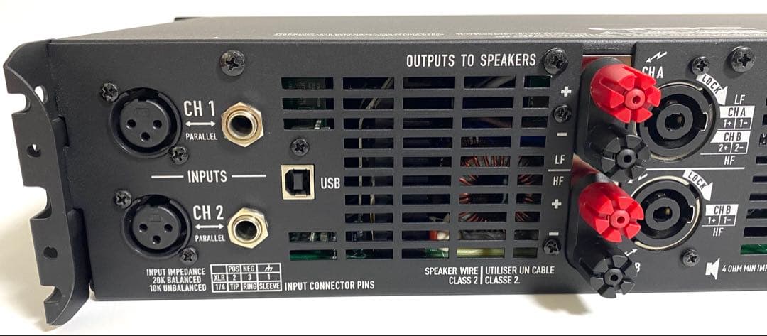 美品 QSC GXD8 ステレオ パワーアンプ GXDシリーズ GXD8-NA