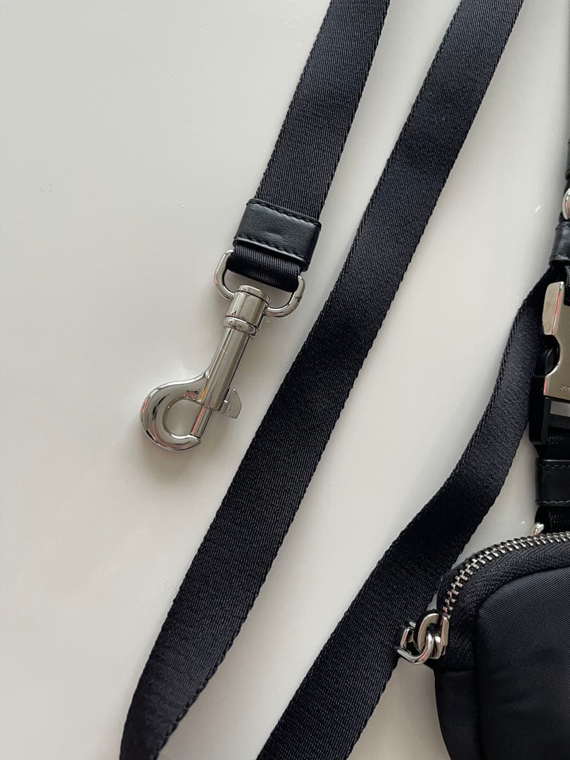 PRADA ペット　ポシェット付きリード　美品