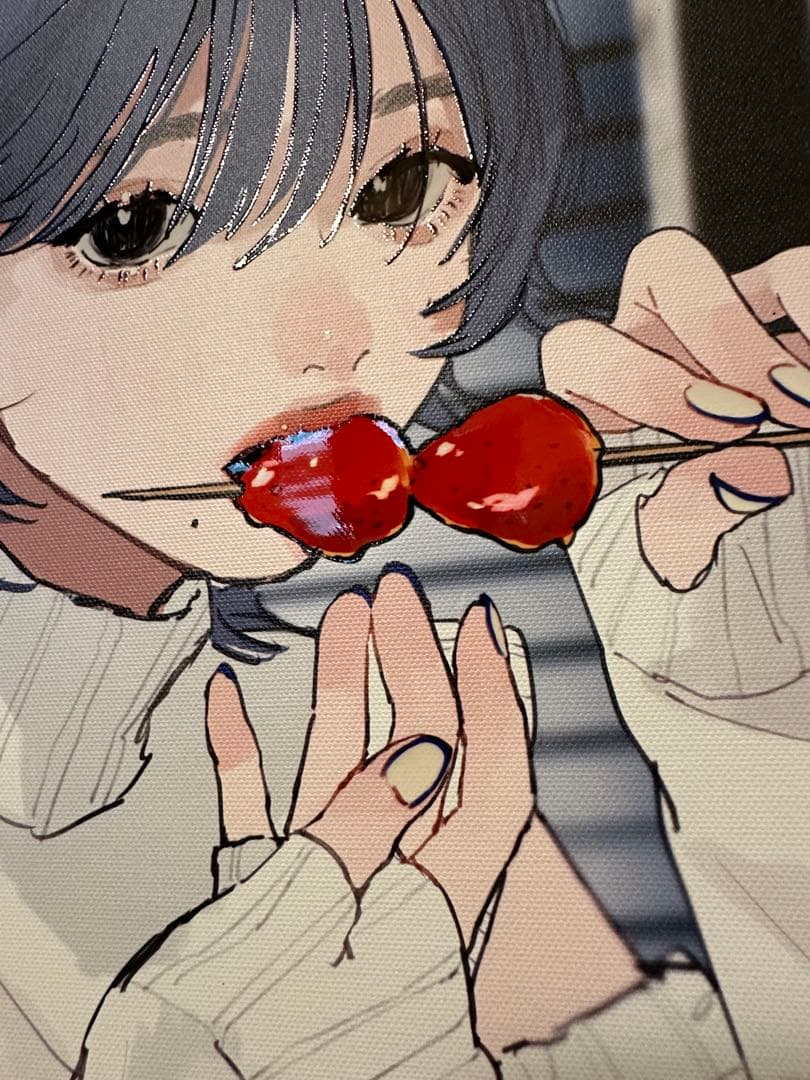 Tamimoon 2人 エディション10 サイン入り キャンバス・UVプリント