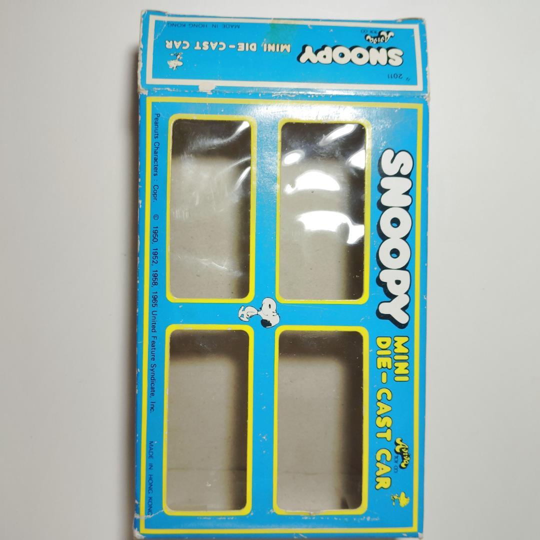 レア　Snoopy ミニダイキャストカー 4台セット　スヌーピー　アメトイ