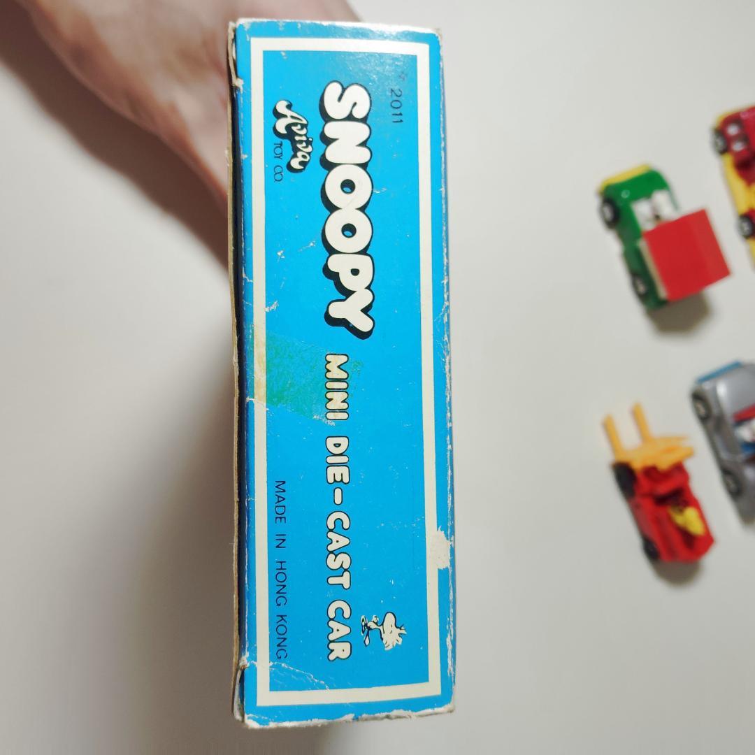 レア　Snoopy ミニダイキャストカー 4台セット　スヌーピー　アメトイ