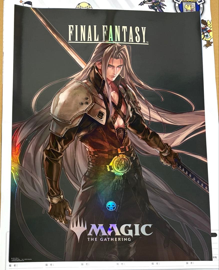 d*3様 MTG ファイナルファンタジーポスター5枚セット 非売品 おまけ付き