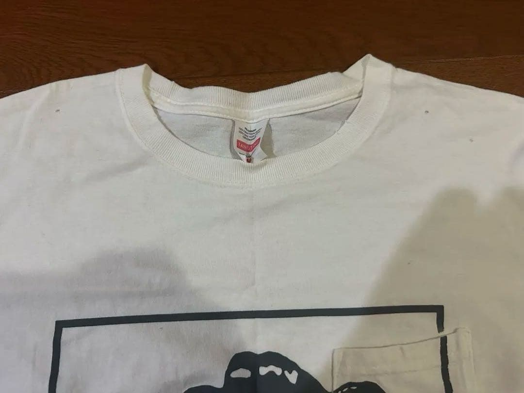 ソロイスト　ハンドメイド　太宰治ペンキTシャツ　サイズM