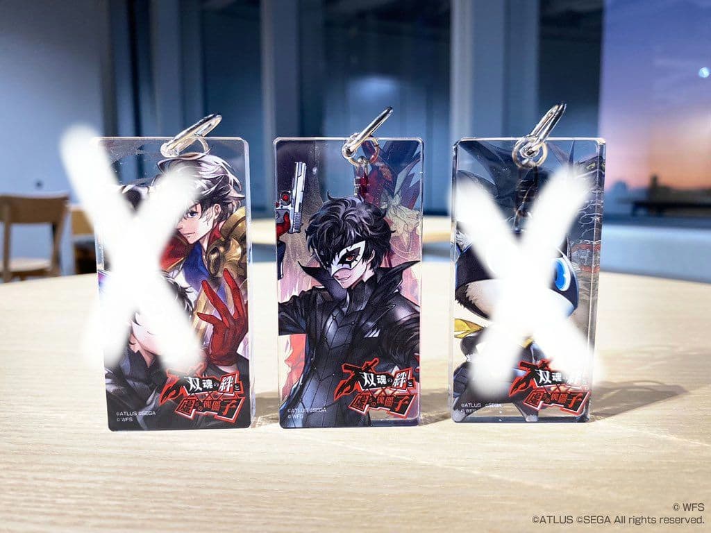 抽選100名限定 アナザーエデン ペルソナ5 ジョーカー 主人公 アクキー