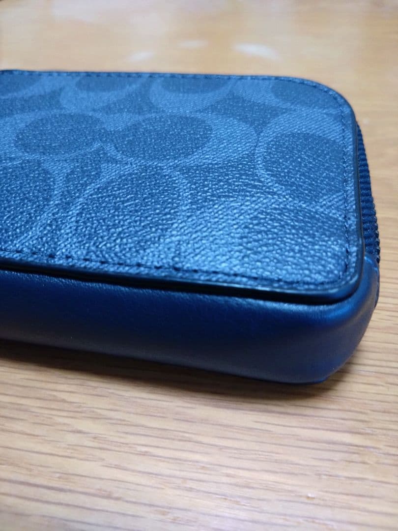 サ*ヨ様 【入手困難/レアカラー/美品】COACH デニムブルー キーケース