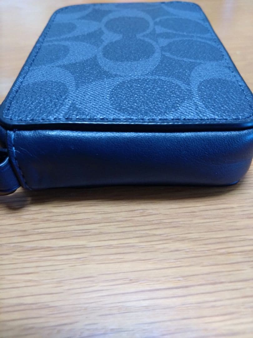 サ*ヨ様 【入手困難/レアカラー/美品】COACH デニムブルー キーケース