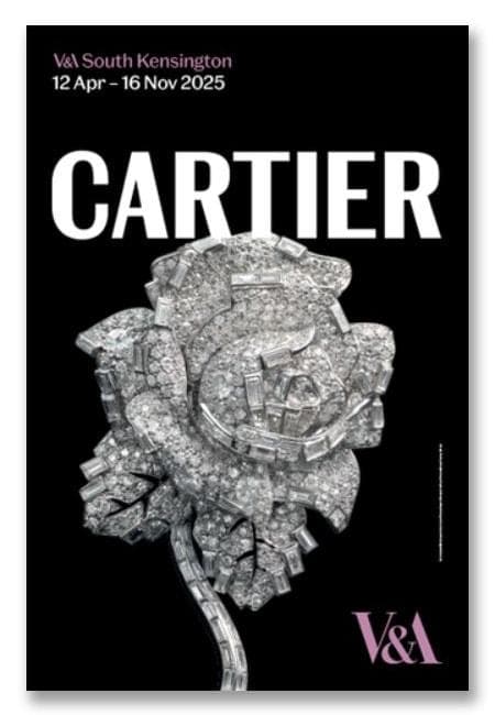 額装済/Cartier RoseClip カルティエコレクション/アートポスター