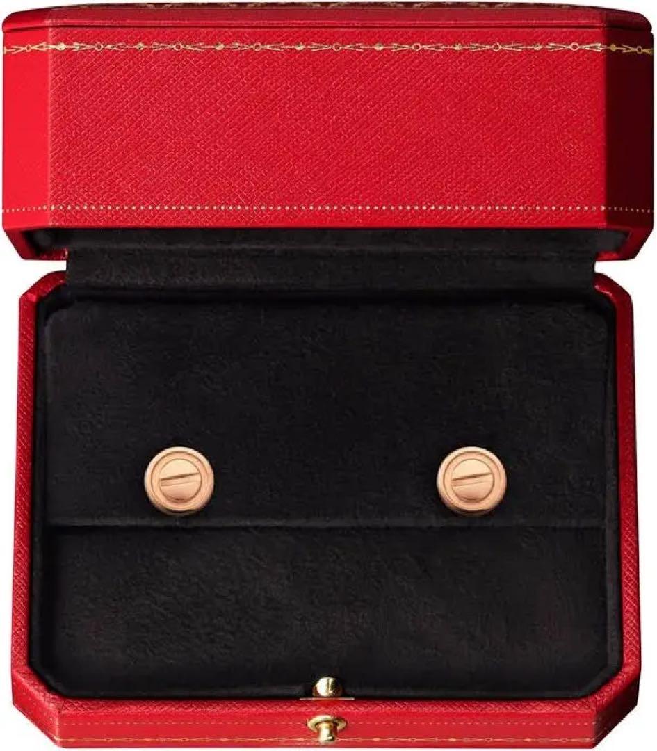 Cartier ローズゴールド ピアス