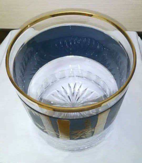 水指 ガラス 漆器　吉田華正作