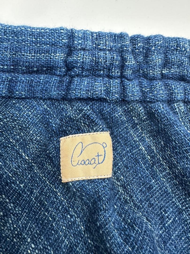 希少/美品/usaato/すすり インディゴ ムササビ パンツ/フリー