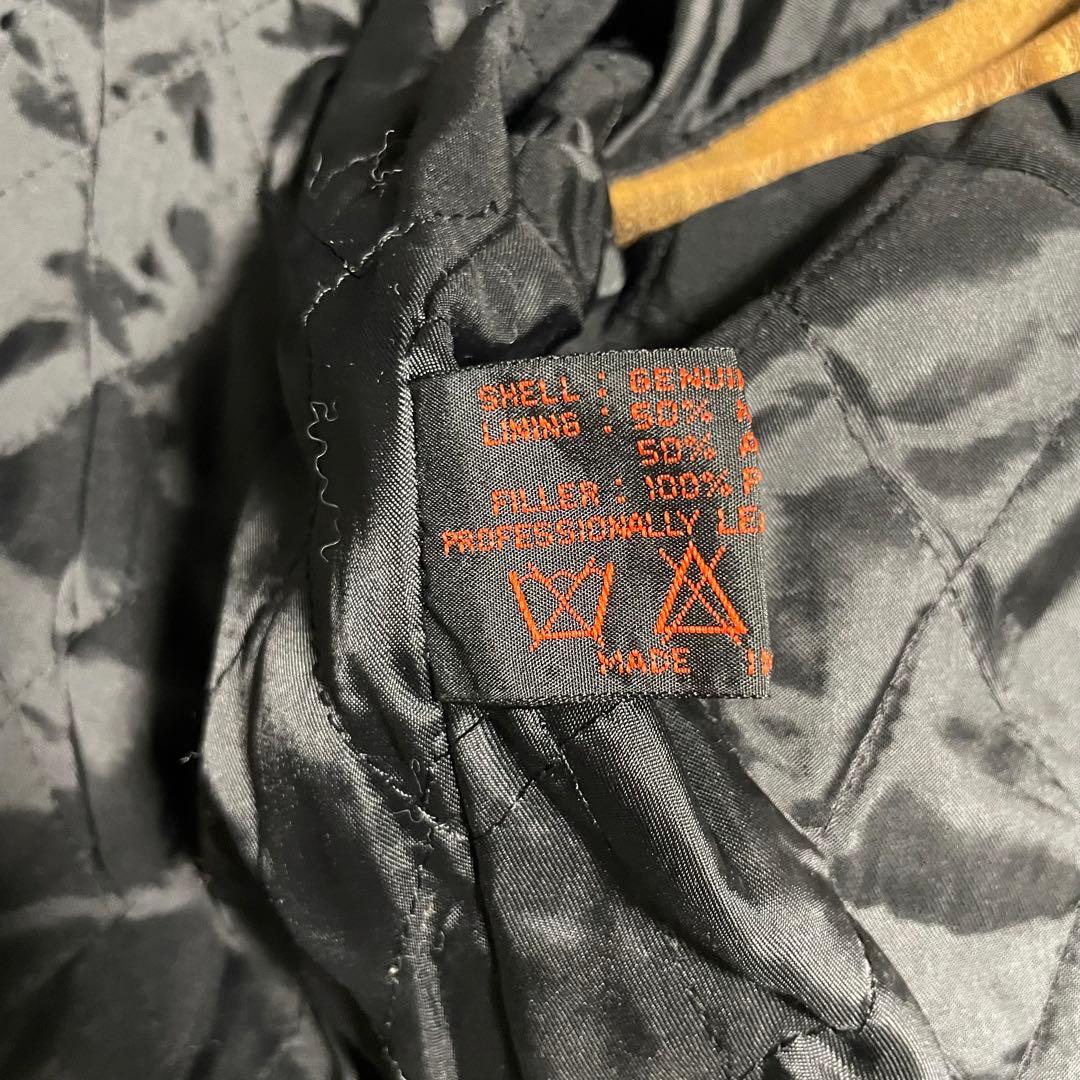 MVD 3S【R.B.C】本革 リアルレザーシングルライダースジャケットS