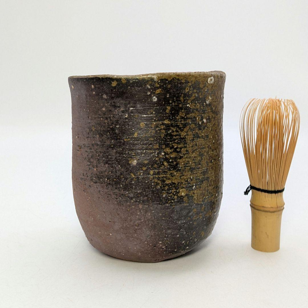 人間国宝 藤原雄 備前焼 掛花入 合箱栞 花器 フラワーベース 花瓶 花生 抹茶