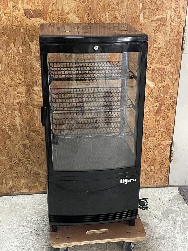 【美品】ヒジル　卓上冷蔵ショーケース　HJR-URK70BK　2021年製