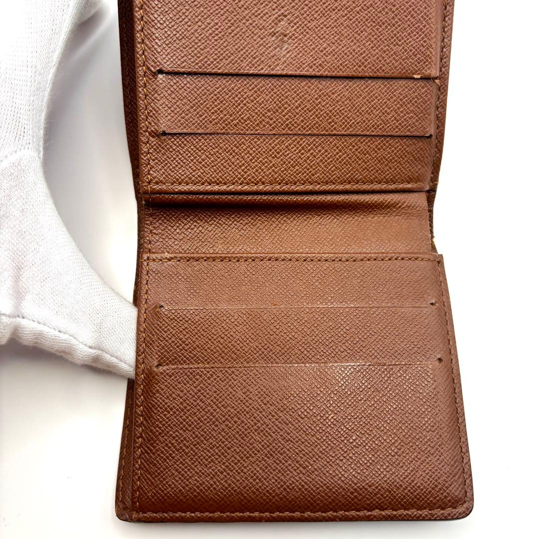 箱袋あり ヴィトン モノグラム 三つ折り財布 ビエカルト クレディ M61652