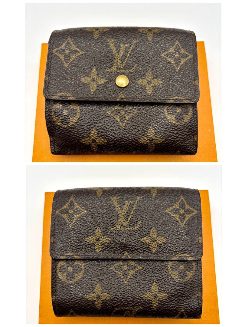 箱袋あり ヴィトン モノグラム 三つ折り財布 ビエカルト クレディ M61652