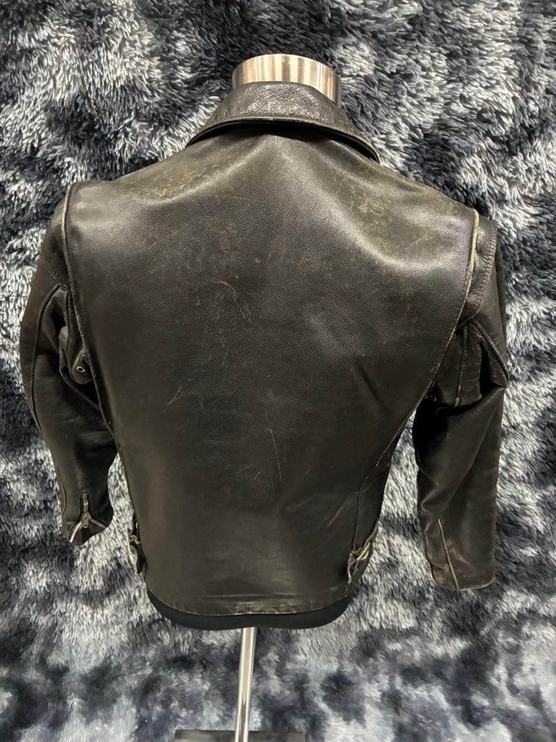 SCHOTT シングルライダースジャケット 38 ボアライナー付き アメリカ製