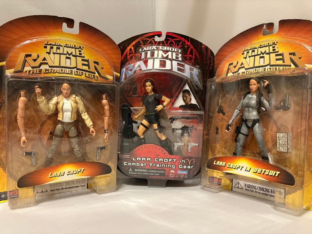 未開封 Tomb Raider アクションフィギュア 3点セット
