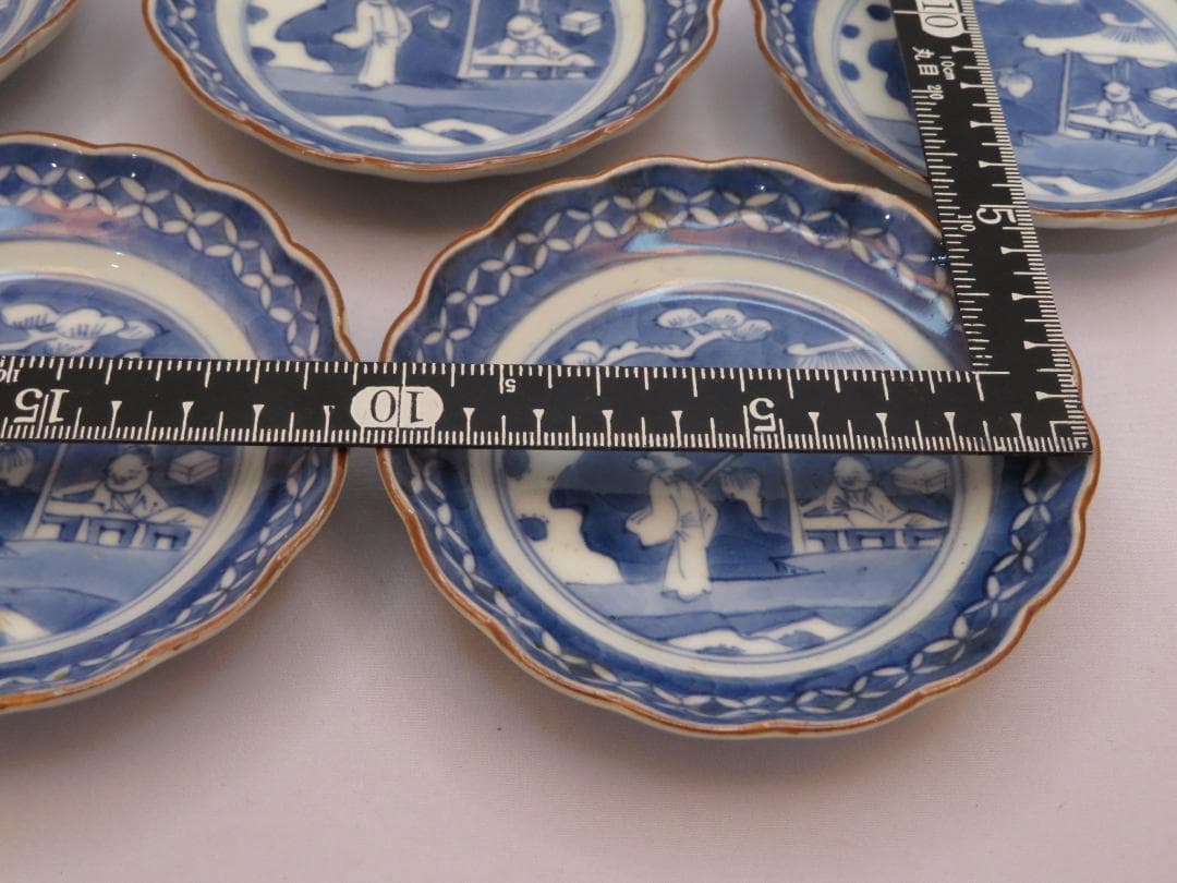 3247　古美術＜値下げ交渉大歓迎＞古伊万里人物像　５枚