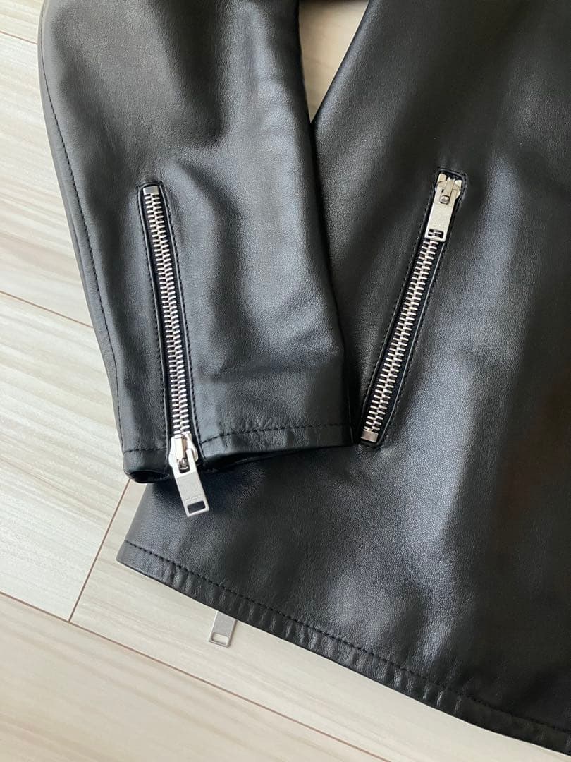 超美品 SAINT LAURENTサンローラン キース レザージャケット 56