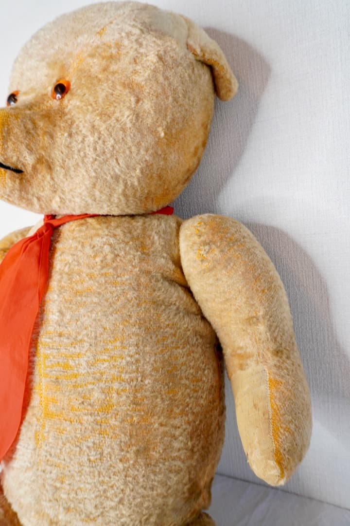 フランス アンティーク 大きなテディベア 全長74cm 1950年代