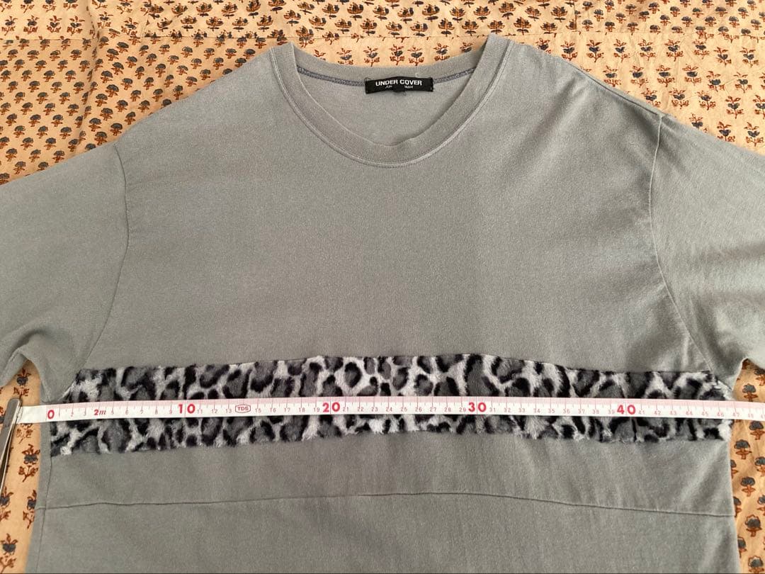 95年初期　アンダーカバー　レオパード柄切替Ｔシャツ☆希少☆