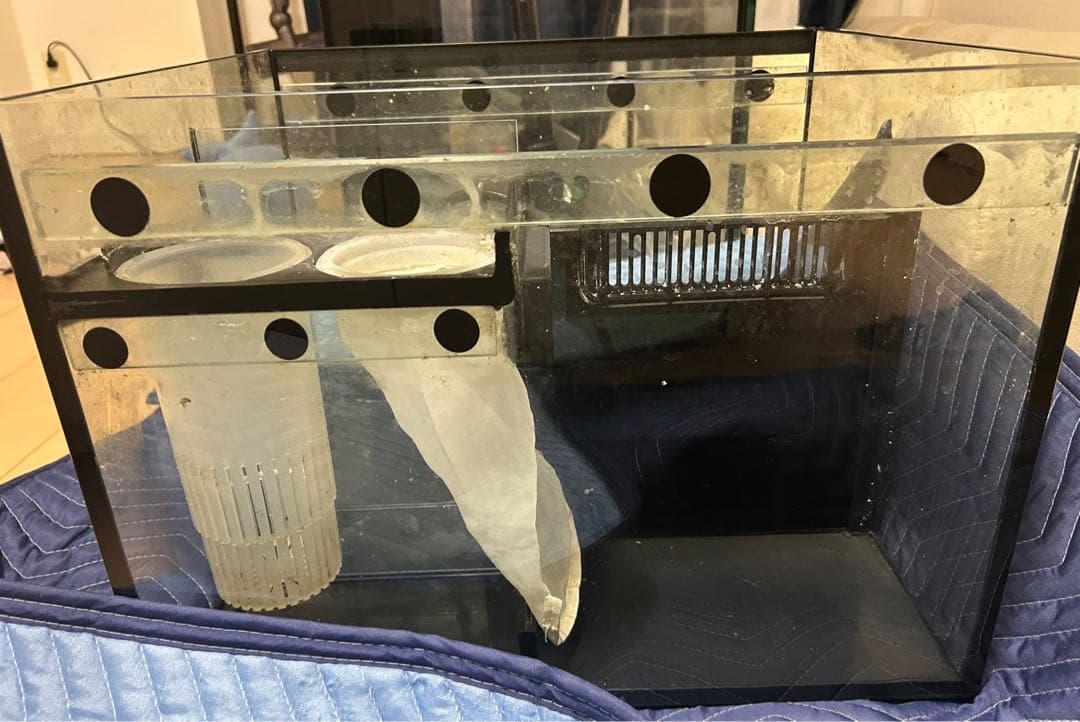 引き取り限定Red Sea 大型ガラス水槽 ホワイト