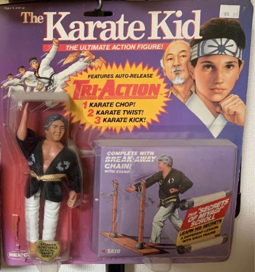 当時物　ベストキッド　フィギュア　レムコ　ダニエル　ミヤギ　サトー　3体