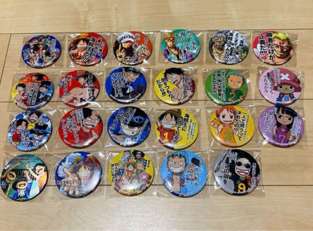 ONEPIECE USJ ジャンプショップ キーホルダー 輩缶バッジ まとめ売り