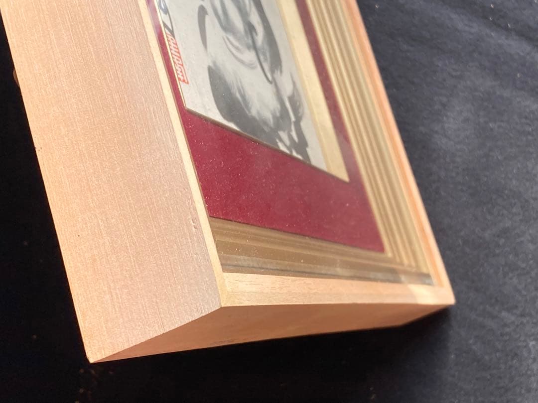 色紙水墨画2枚(達磨、辰)