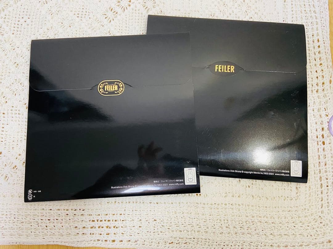 FEILER フェイラー✖️ミッフィータオルハンカチ2枚セット