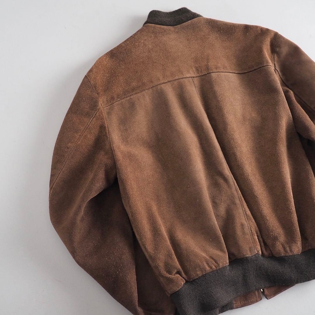 Schott　size38　レザージャケット　スエード　ブラウン　美品