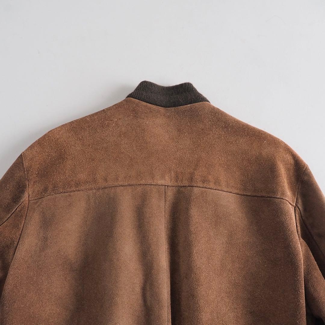 Schott　size38　レザージャケット　スエード　ブラウン　美品