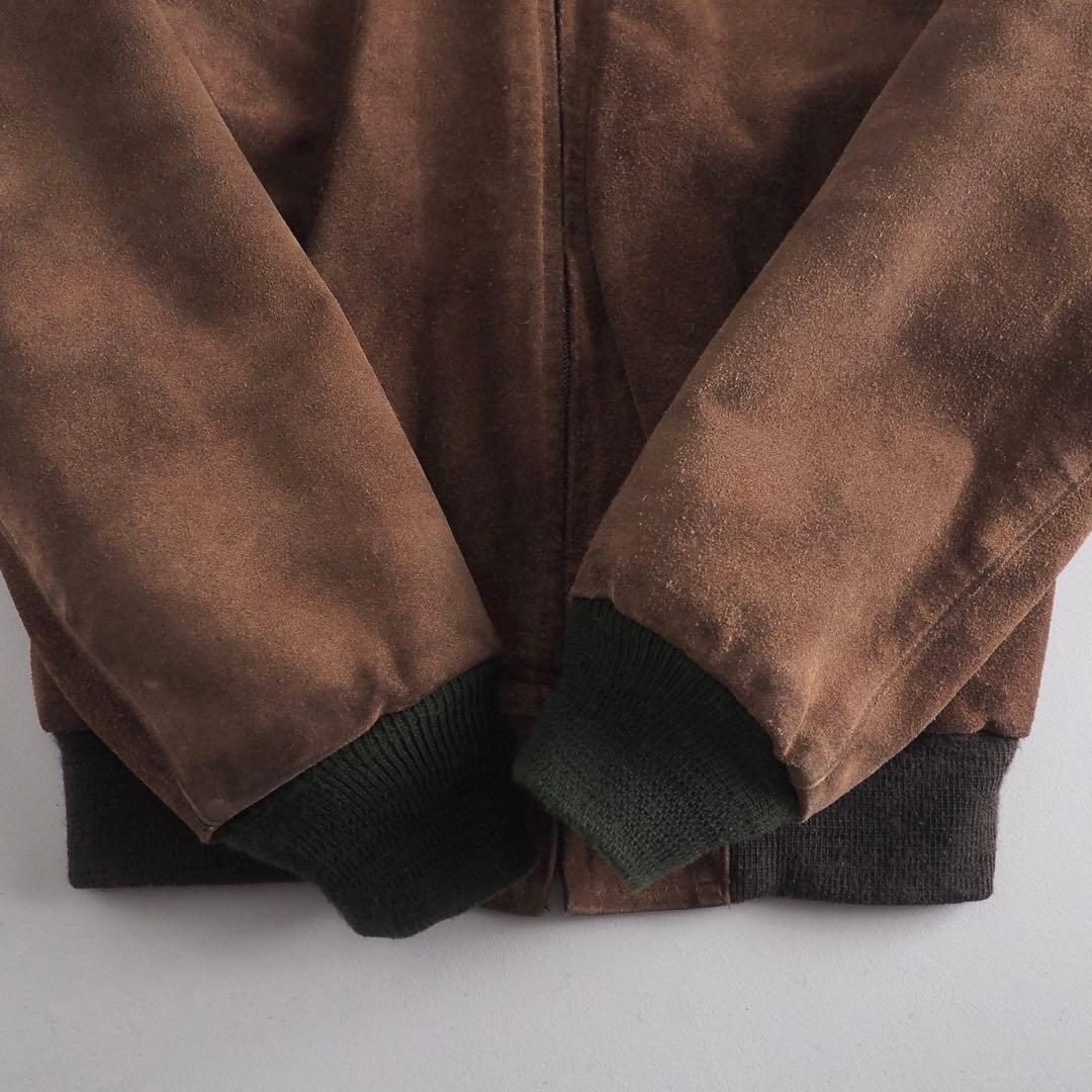 Schott　size38　レザージャケット　スエード　ブラウン　美品