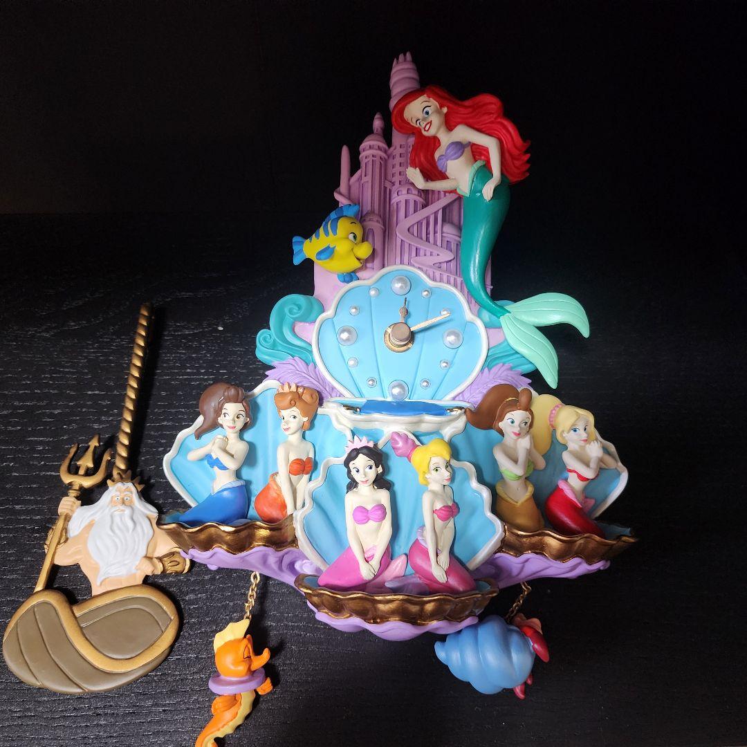 ディズニーストア リトルマーメイド アリエル 壁掛け時計