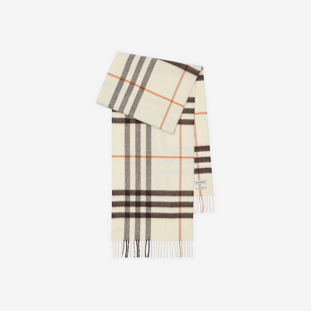 新品Burberry カシミヤスカーフ168x30