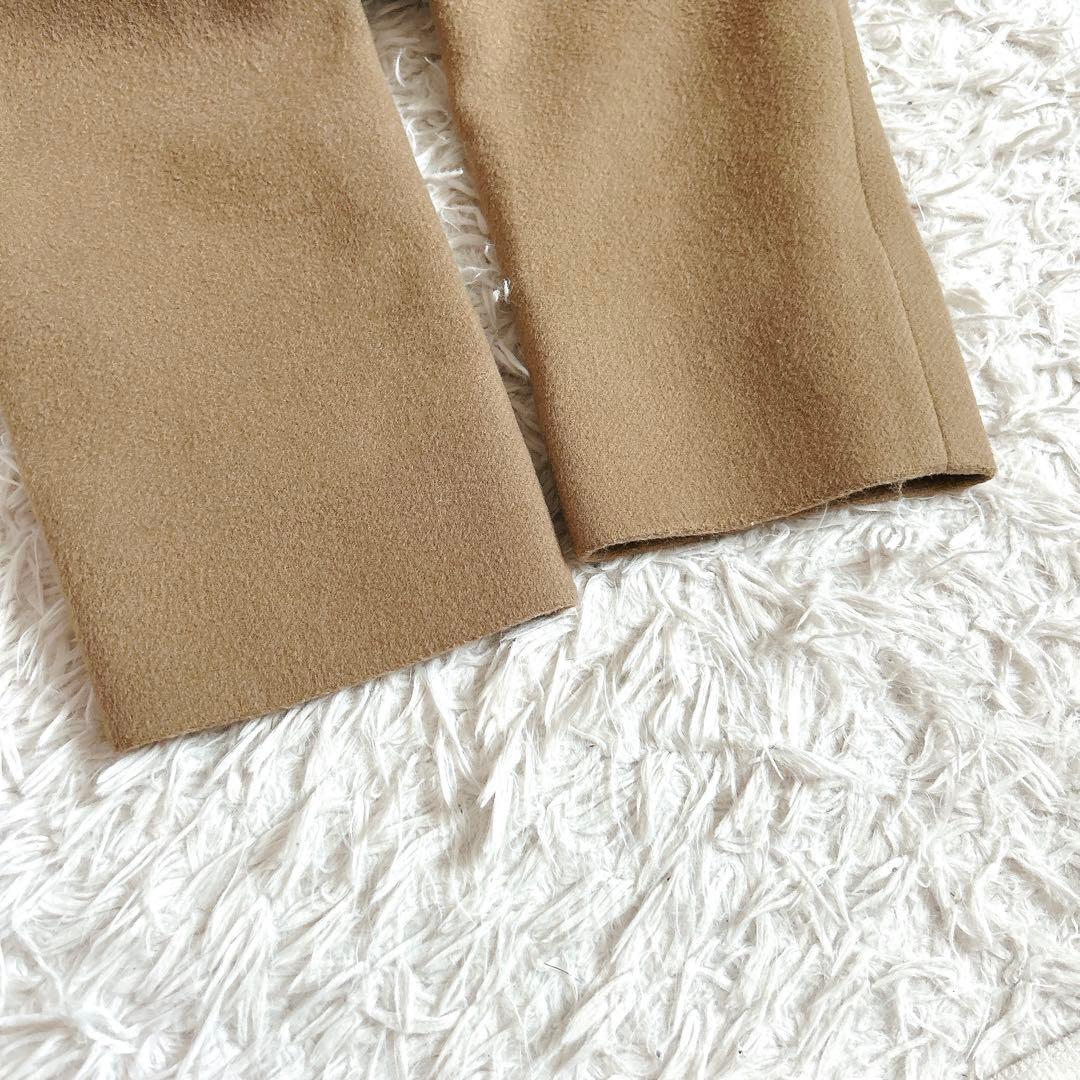 プルミエアロンディスモン⁂マンテコ　ロングチェスターコート　キャメルカラー　M