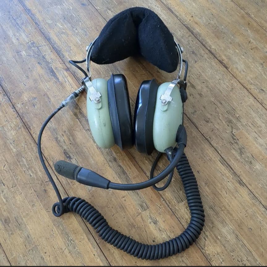 米軍実物　David Clark デビッドクラーク　航空機用　ヘッドセット