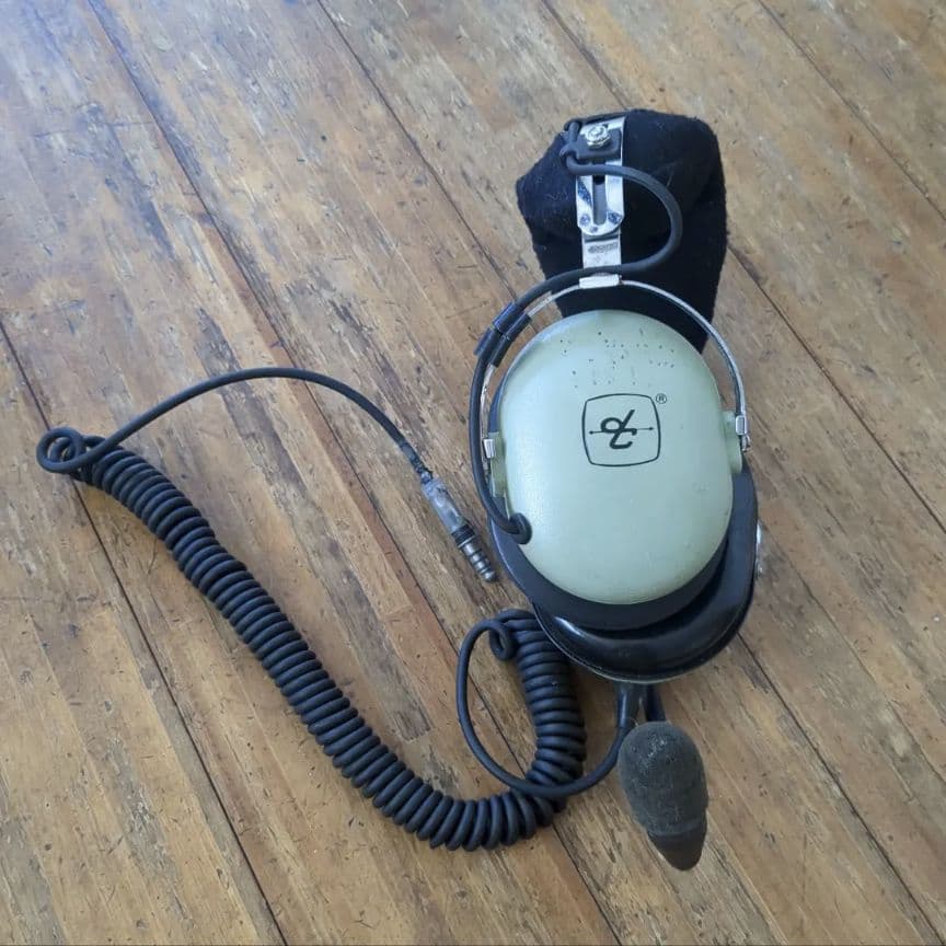 米軍実物　David Clark デビッドクラーク　航空機用　ヘッドセット