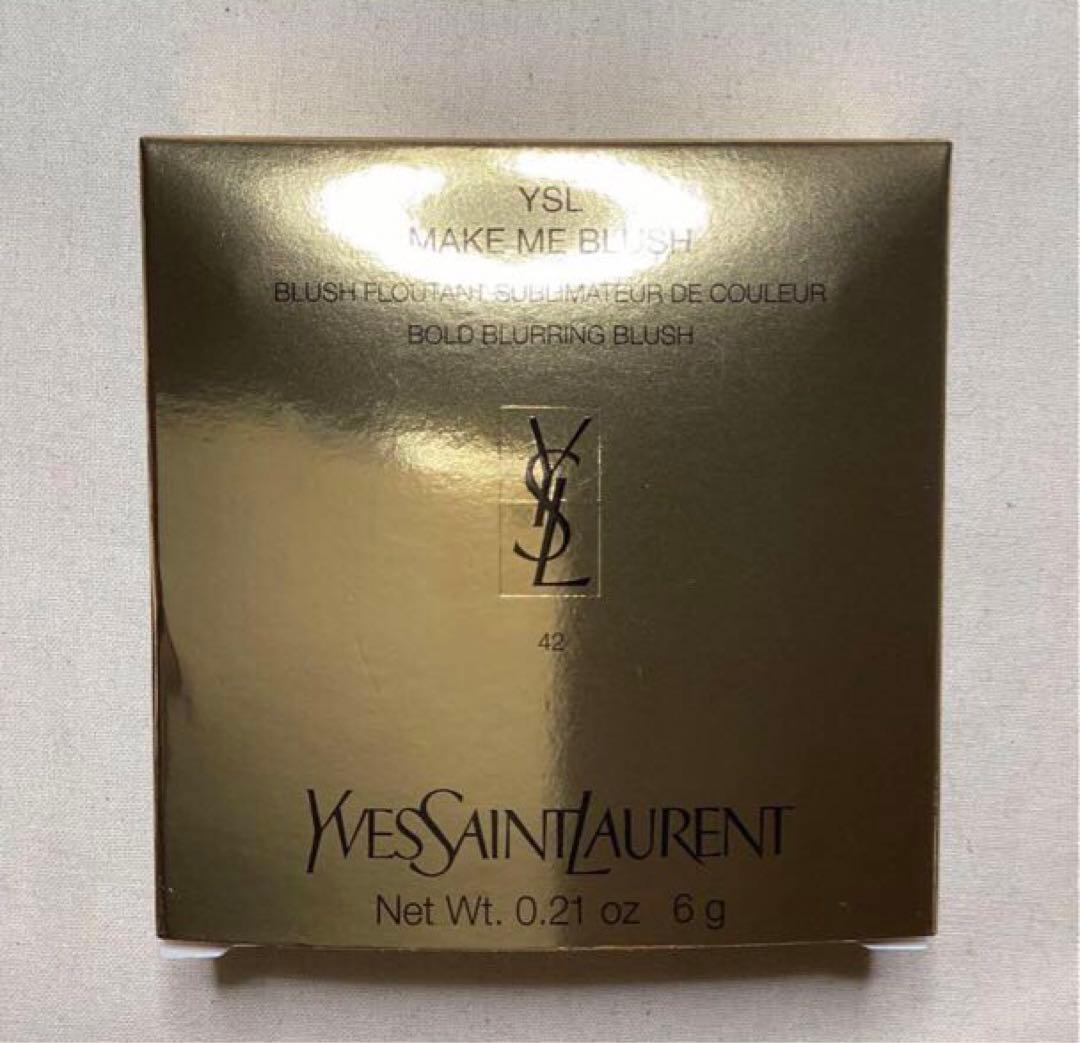 新品　YSL メイクミーブラッシュ パウダー　42　ベビードールピンク