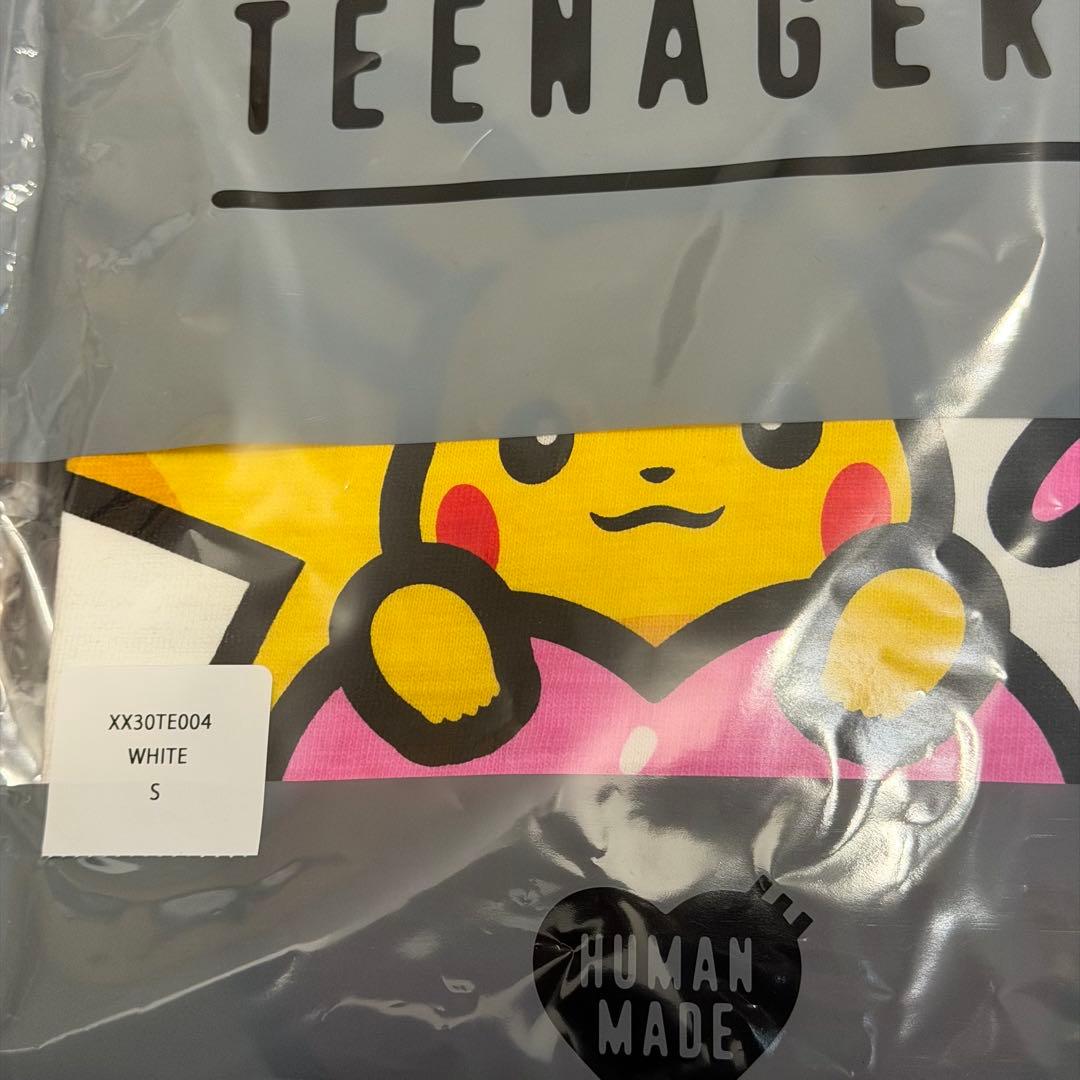 S POKEMON MADE GRAPHIC T-SHIRT 原宿 白