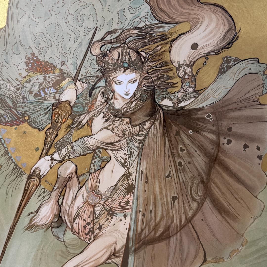 天野喜孝 騎神来たりぬ DX 版画 リトグラフ 限定350