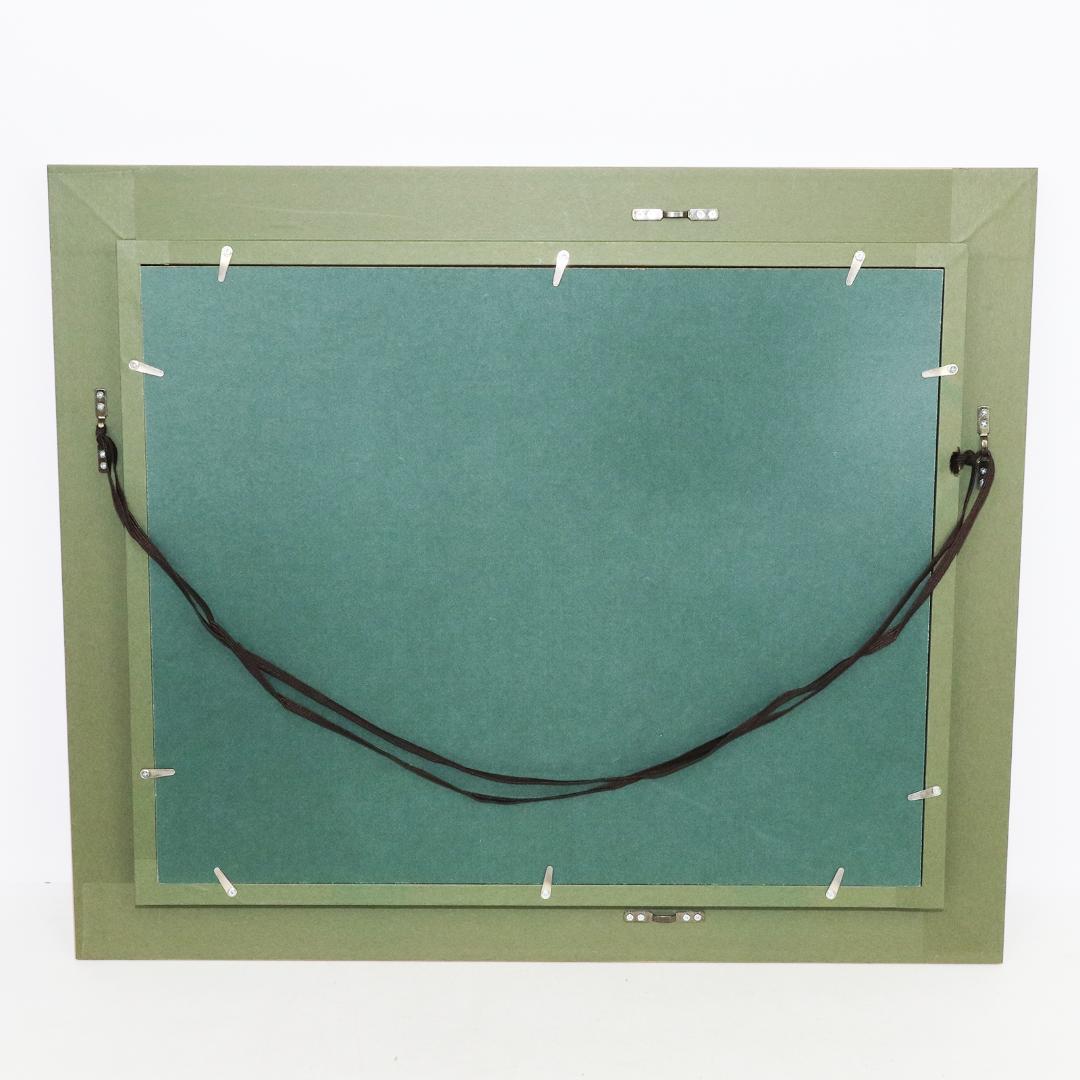 真作保証 流月真一 油彩 風景画「紅葉の奥入瀬」画寸約 32cm×41cm F6