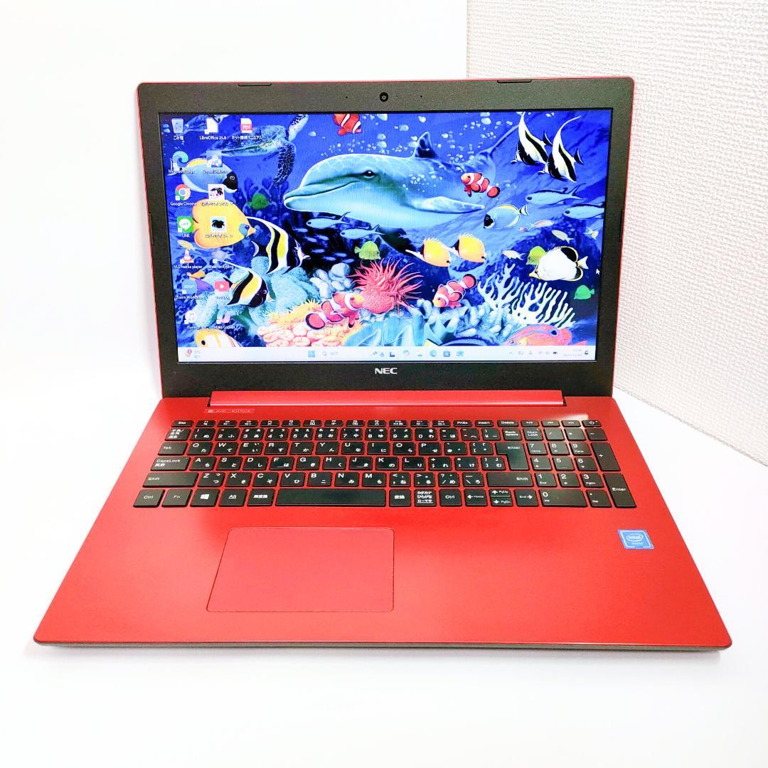 第8世代✨️Windows11/オフィス/SSD/カメラ付きNECノートパソコン