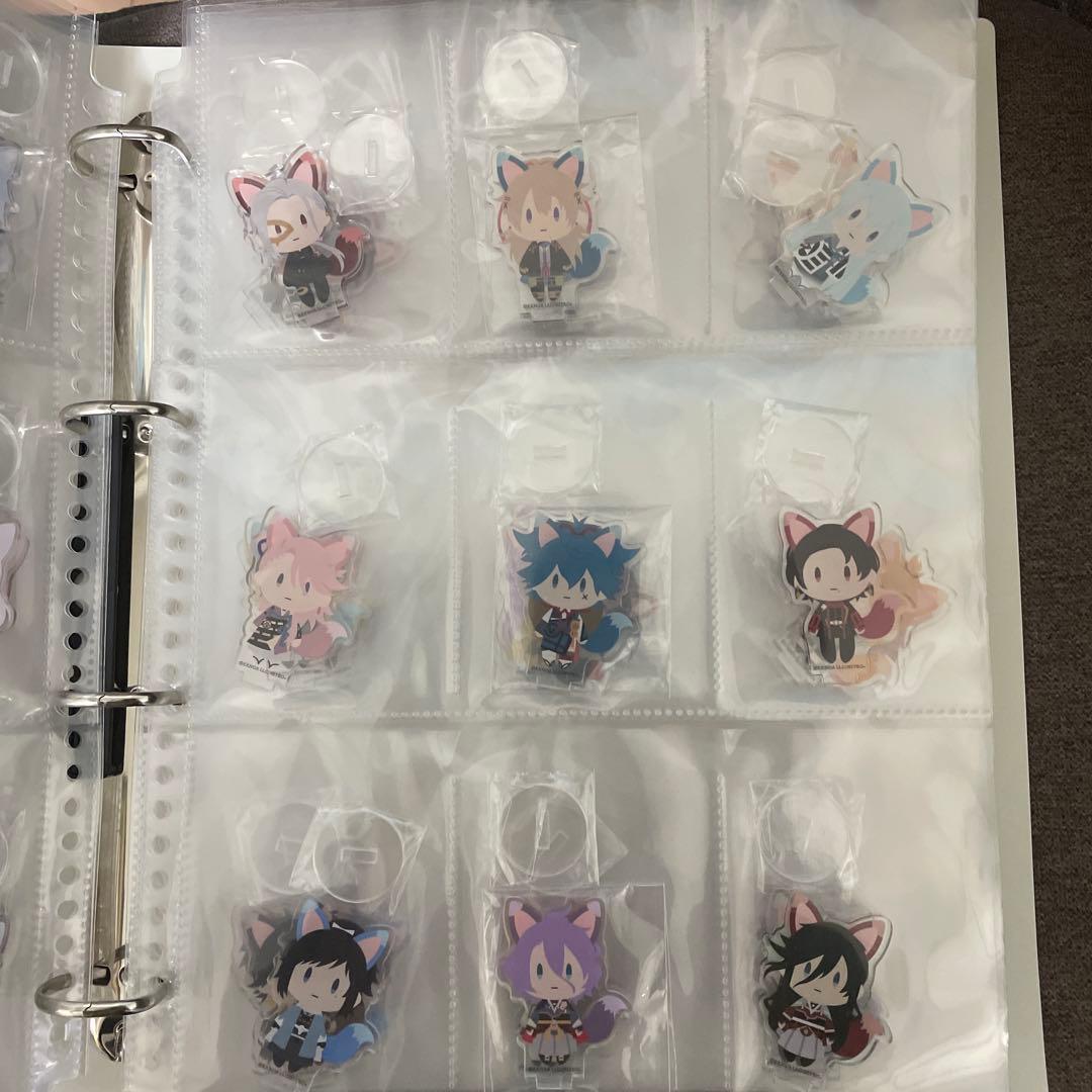 刀剣乱舞の日本刀と未来展　御供散歩きつね　ミニアクリルスタド　コンプリートセット