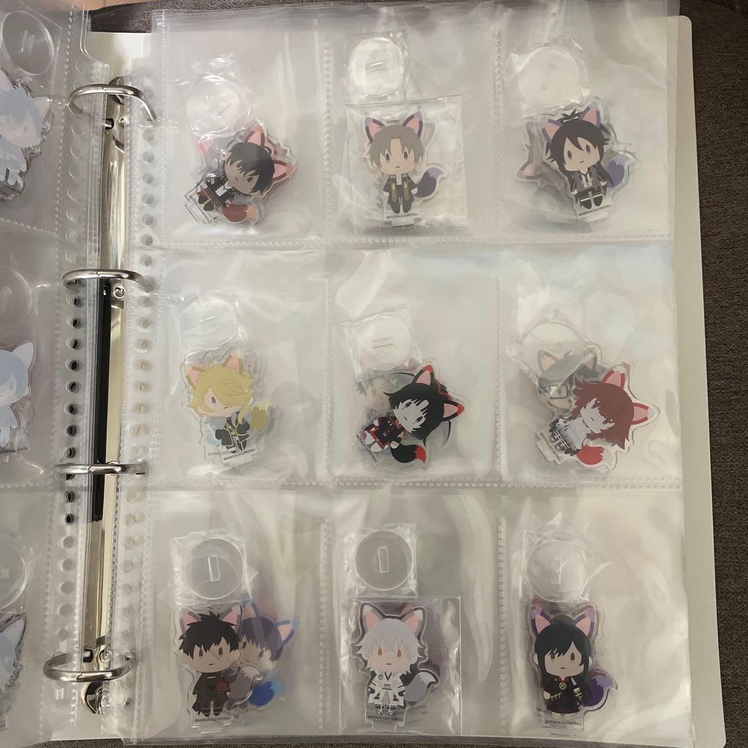 刀剣乱舞の日本刀と未来展　御供散歩きつね　ミニアクリルスタド　コンプリートセット