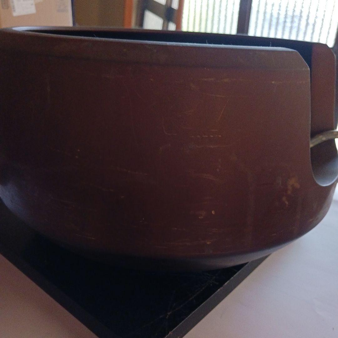 裏千家 風炉用 墨型電熱器 茶釜 釜環 敷板 風炉 セット
