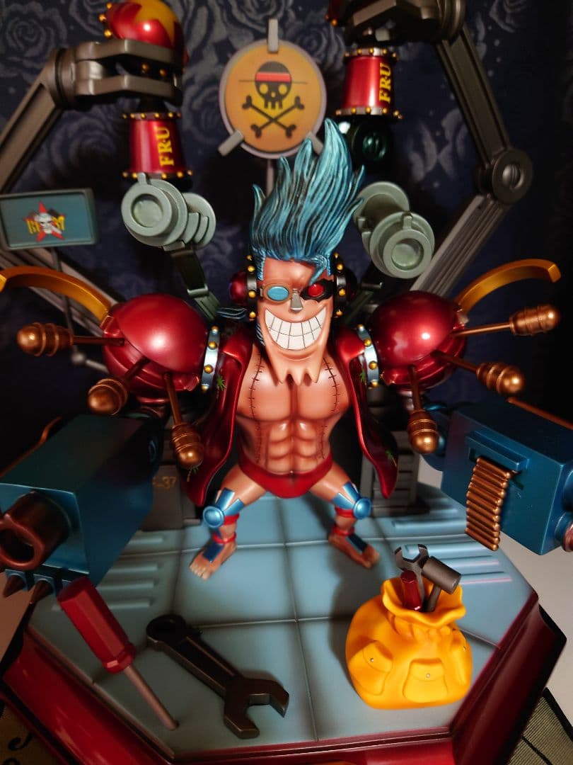 ONEPIECE ワンピース　フランキー スタジオ ガレージキット塗装完成品