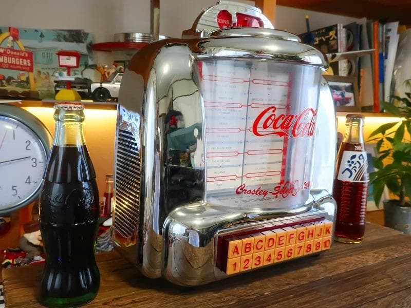 コカコーラ アメリカンダイナー ジュークボックス型ラジカセ